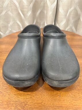 Sloggers Men's Black Short Clog Slip On Rain Shoes, Size 10